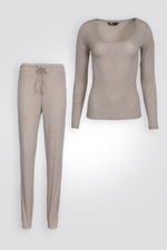 סט פיג'מה ריב | דלתא