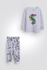 סט פיג'מה ארוכה ברולסטאר | דלתא