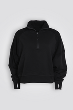 סווטשירט פוטר חצי רוכסן דו צדדי | דלתא