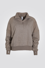 סווטשירט פוטר חצי רוכסן דו צדדי | דלתא