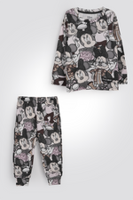 סט פיג'מה ארוכה לעונת המעבר מיני מאוס | דלתא