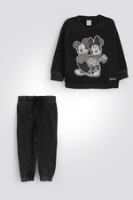 סט פיג'מה פוטר מיקי ומיני מאוס | דלתא