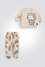 פיג'מה אוברול הלו קיטי לתינוקות | דלתא