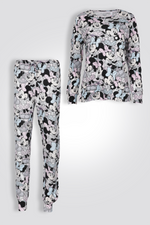 סט פיג'מה ארוכה דקה מיני | דלתא