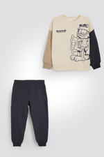 סט פיג'מה פוטר גארפילד | דלתא