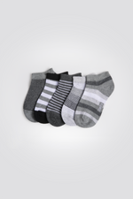 חמישיית זוגות גרביים בעיצוב פסים | דלתא