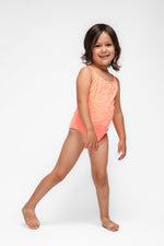 בגד ים שלם בצבע כתום לילדות - MASHBIR//365