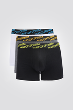 מארז 3 תחתוני בוקסר צמודים וקצרים NEON