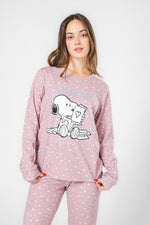 פיג'מת סנופי אינטרלוק לעונת מעבר