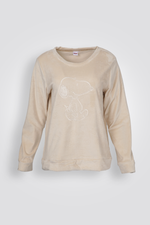 סט פיג'מת קטיפה סנופי