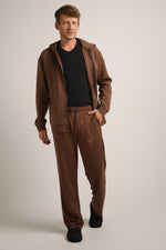 מכנסי טרנינג בגזרה ישרה | קנת קול