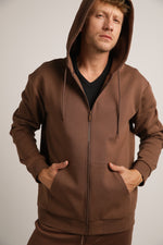 סווטשירט עם קפוצ'ון מבד אינטרלוק | קנת קול