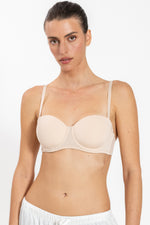 חזיית סטרפלס סופט עם ברזלים וריפוד