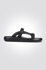 כפכף סליידר רצועות לנשים בצבע שחור