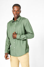 FOREST GREEN-SLIM חולצת במבוק לייקרה