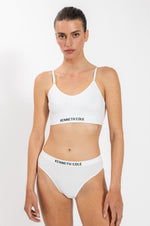 היי-לג ריב רחב אל-תפר בצבע לבן