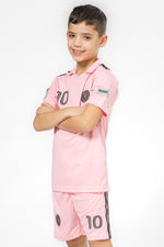 חליפה כדורגל ילדים מיאמי ורוד מסי