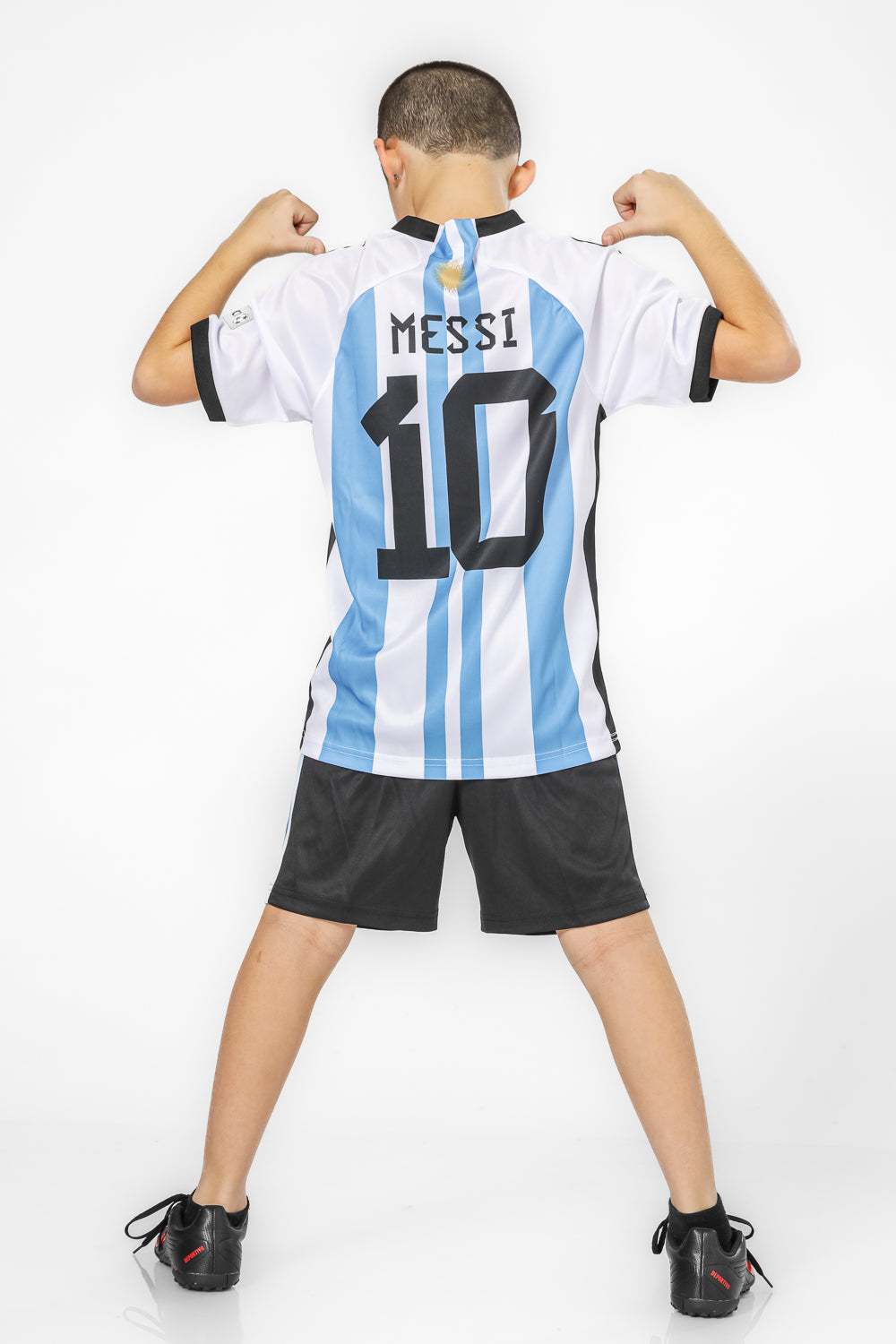 חליפת ילדים מדי ארגנטינה כדורגל מסי