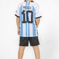 חליפת ילדים מדי ארגנטינה כדורגל מסי - 3