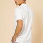 חולצה פולו פיקה בייסיק בצבע לבן - 5