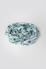 צעיף דק לנשים בגווני ירוק