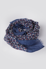 צעיף עם הדפס צבעוני