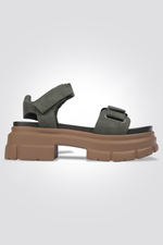 סנדל נשים בצבע ירוק זית