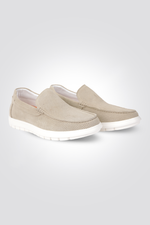 נעלי מוקסין עור הפוך לגבר