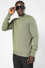 סריג גולף קלאסי בצבע ירוק