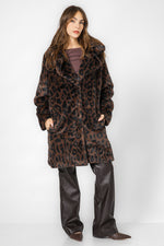 מעיל דמוי פרווה ארוך | קנת קול