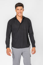 מכופתרת אוברשירט חלק