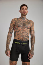 זוג תחתוני בוקסר בצבע שחור