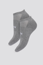 מארז 2 זוגות גרבי ספורט נמוכים בצבע אפור