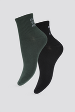 מארז 2 זוגות גרביים באורך רבע