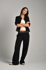 מכנסיים ארוכים עם גומי