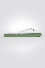 כפכפי אצבע לנשים בצבע זית