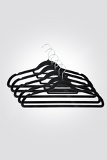 סט 5 קולבים קטיפה