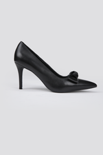 נעלי עקב עם קישוט פפיון | קנת קול