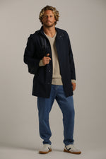 מעיל טרנץ' ספורטיבי ארוך | קנת קול