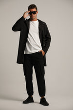 מכנסי קרגו בגזרה צרה עם סיומת גומי | קנת קול