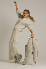 סווטשירט מבד רך עם לוגו בולט | קנת קול