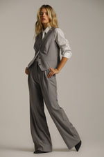 מכנסיים מחויטים בגזרה רחבה | קנת קול