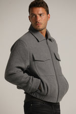 ג'קט בומבר במרקם צמרי | קנת קול