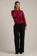 חולצת סריג בגזרת אוברסייז | קנת קול