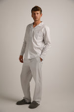 סט פיג'מה מכופתרת ארוכה | קנת קול