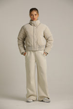 מעיל פוך קצר עם צווארון גבוה | קנת קול