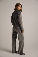 סווטשירט קטיפה עם צווארון | קנת קול