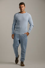 סריג רגלן דק בטקסטורת וואפל | קנת קול