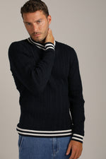 סריג בעיצוב טקסטורת צמות | קנת קול