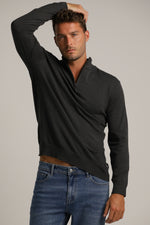 סריג עם צווארון חצי רוכסן | קנת קול